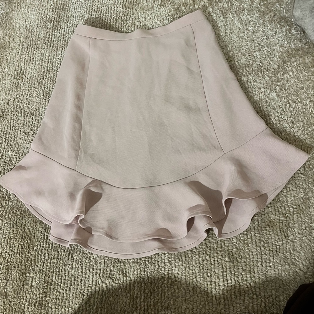 J. Crew peplum skirt dusty pink
